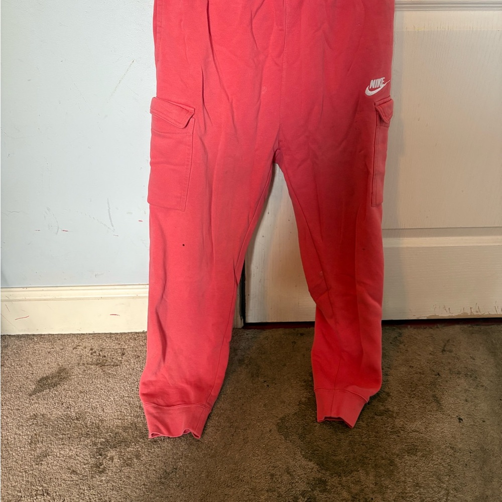 Nike Kids Bright Red Joggers
